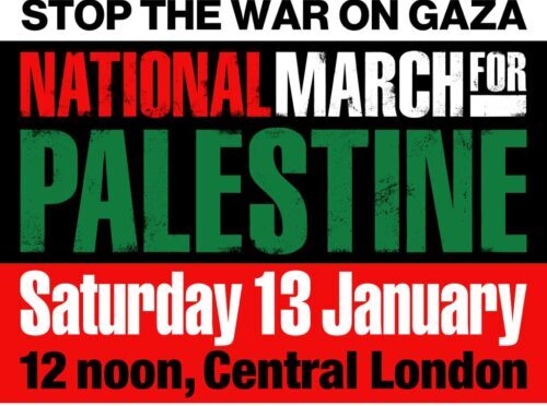 Join us on the national demo 13th Jan